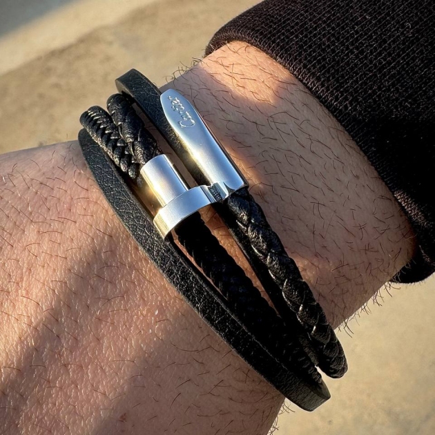 Stainless steel bracelet-for men