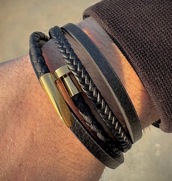 Stainless steel bracelet-for men