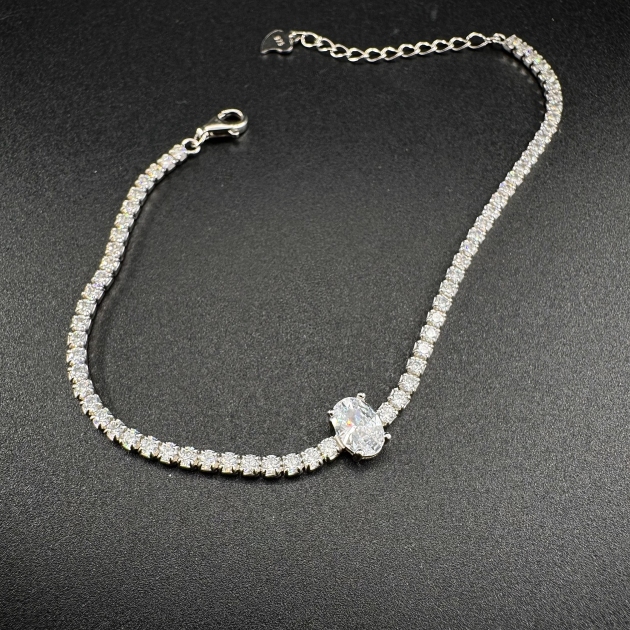 Silver bracelet-diamondlite-for woman