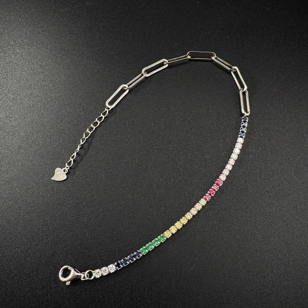 Silver bracelet-diamondlite-for woman