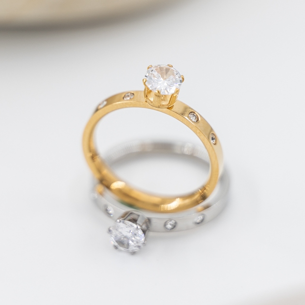 Stainless steel ring-for woman
