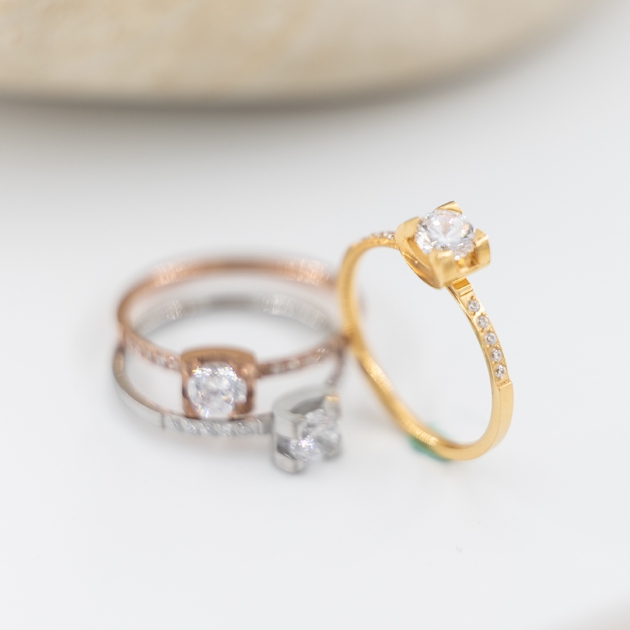 Stainless steel ring-for woman