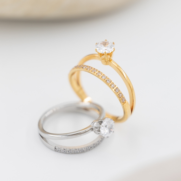 Stainless steel ring-for woman