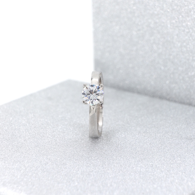 Silver ring-diamondlite-for woman
