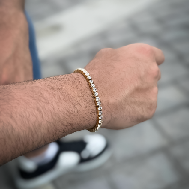 Stainless steel bracelet-diamondlite-for men and woman