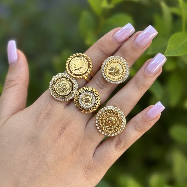 Stainless steel ring-for woman