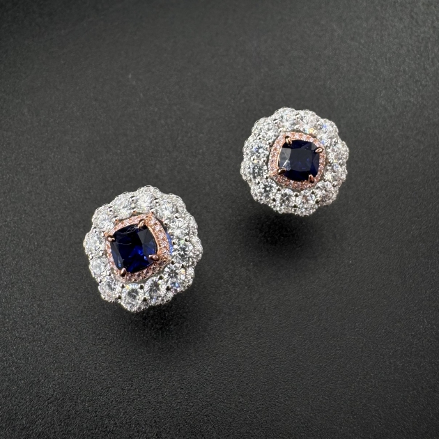 Silver earrings-diamondlite-for woman