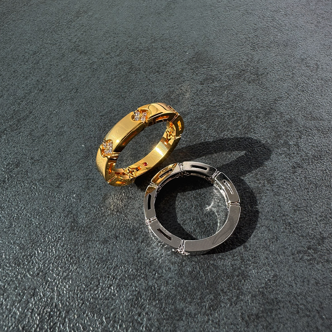 Alloy Gold Plated ring - Image 2