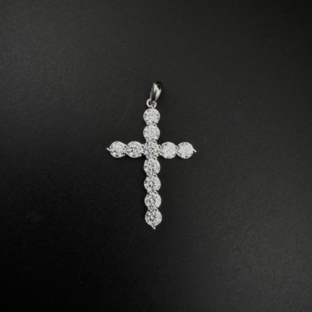 Silver pendant-diamondlite-for woman