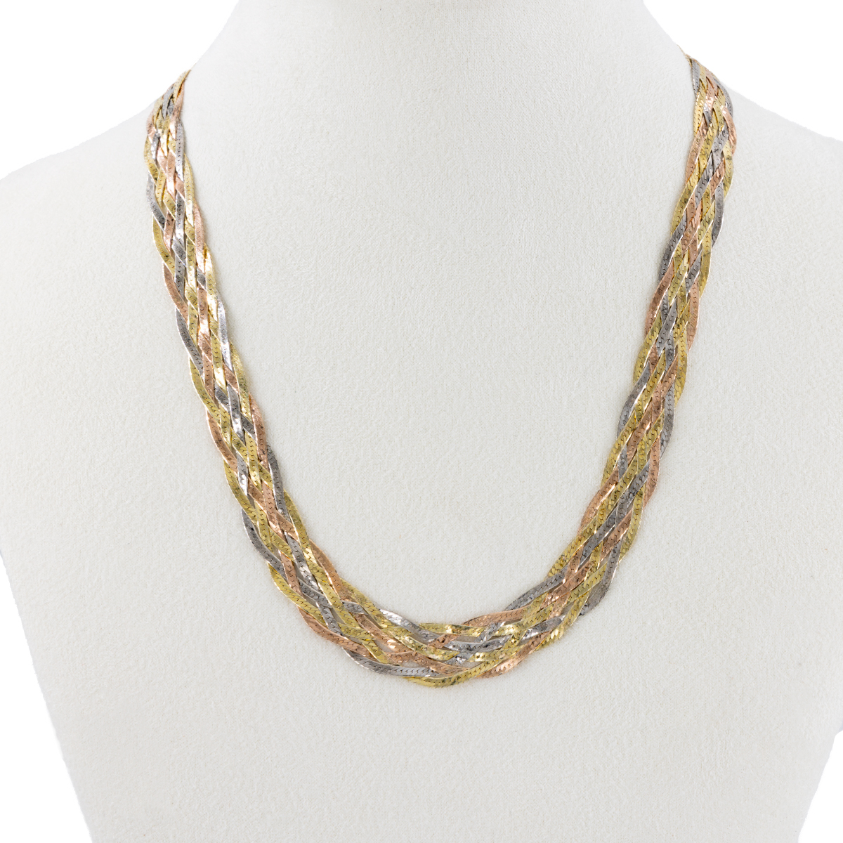 Women’s 925 Silver Braided Necklace - Image 2
