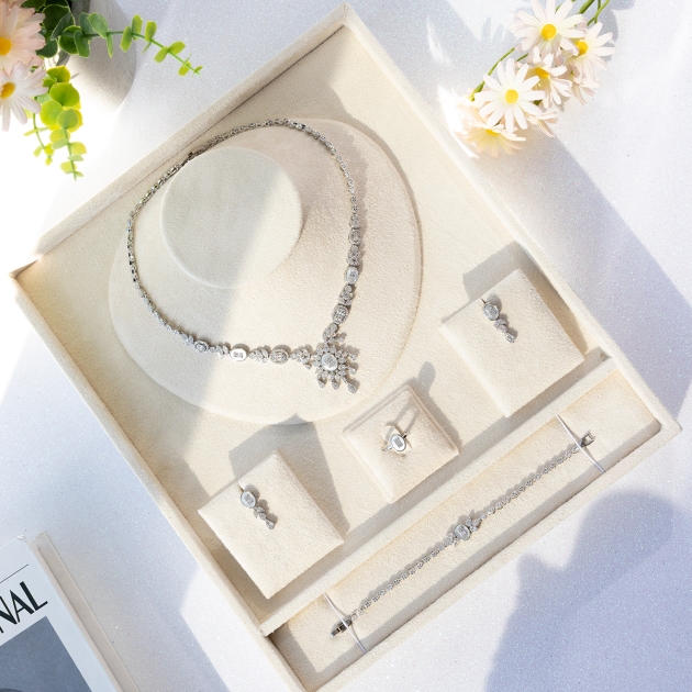 Alloy Gold Plated Bridal Set
