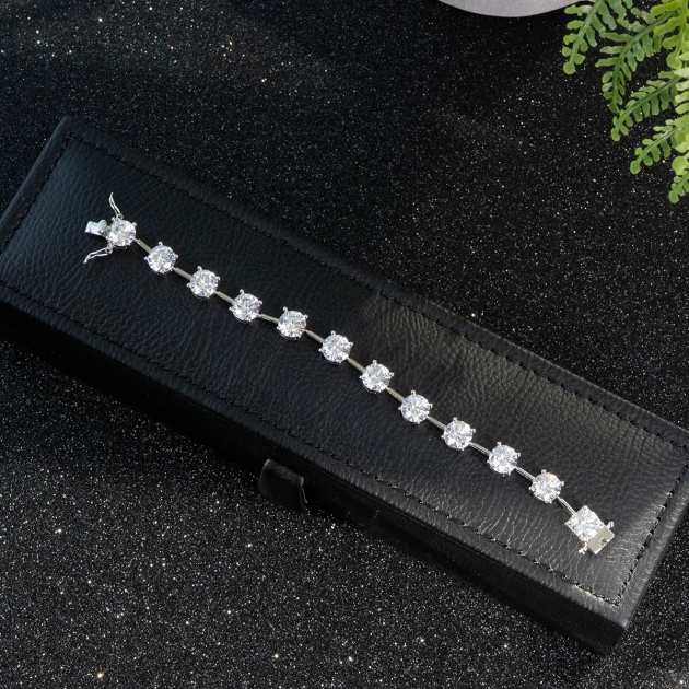 Alloy Gold Plated Tennis Bracelet 5MM