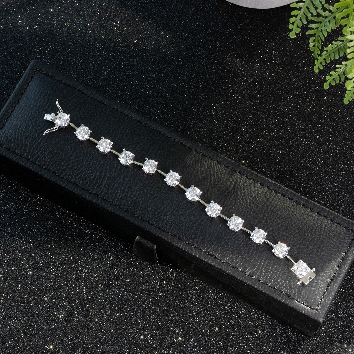 Alloy Gold Plated Tennis Bracelet 5MM