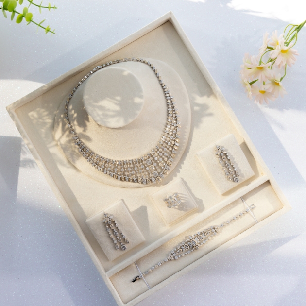 Alloy Gold Plated Bridal Set