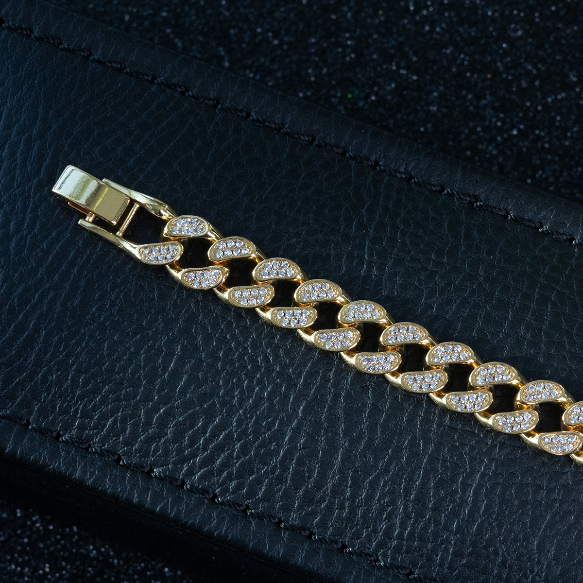 Alloy Gold Plated Link Bracelet - Image 5