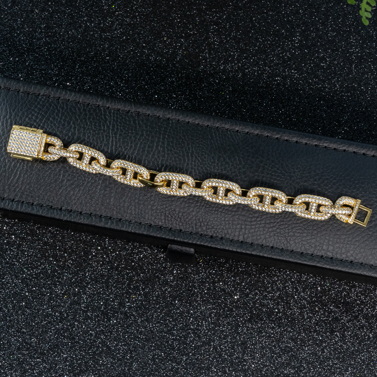 Alloy Gold Plated Link Bracelet - Image 6