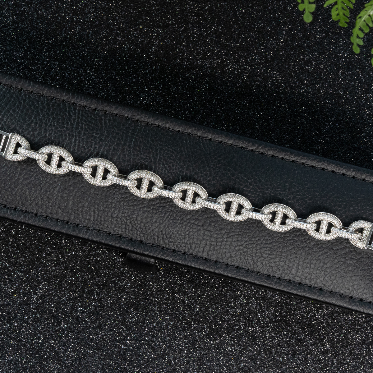 Alloy Gold Plated Geometric Link Bracelet - Image 6