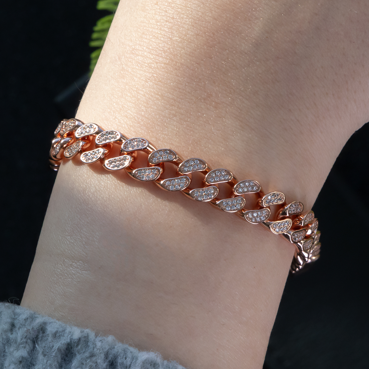 Alloy Gold Plated Link Bracelet - Image 7