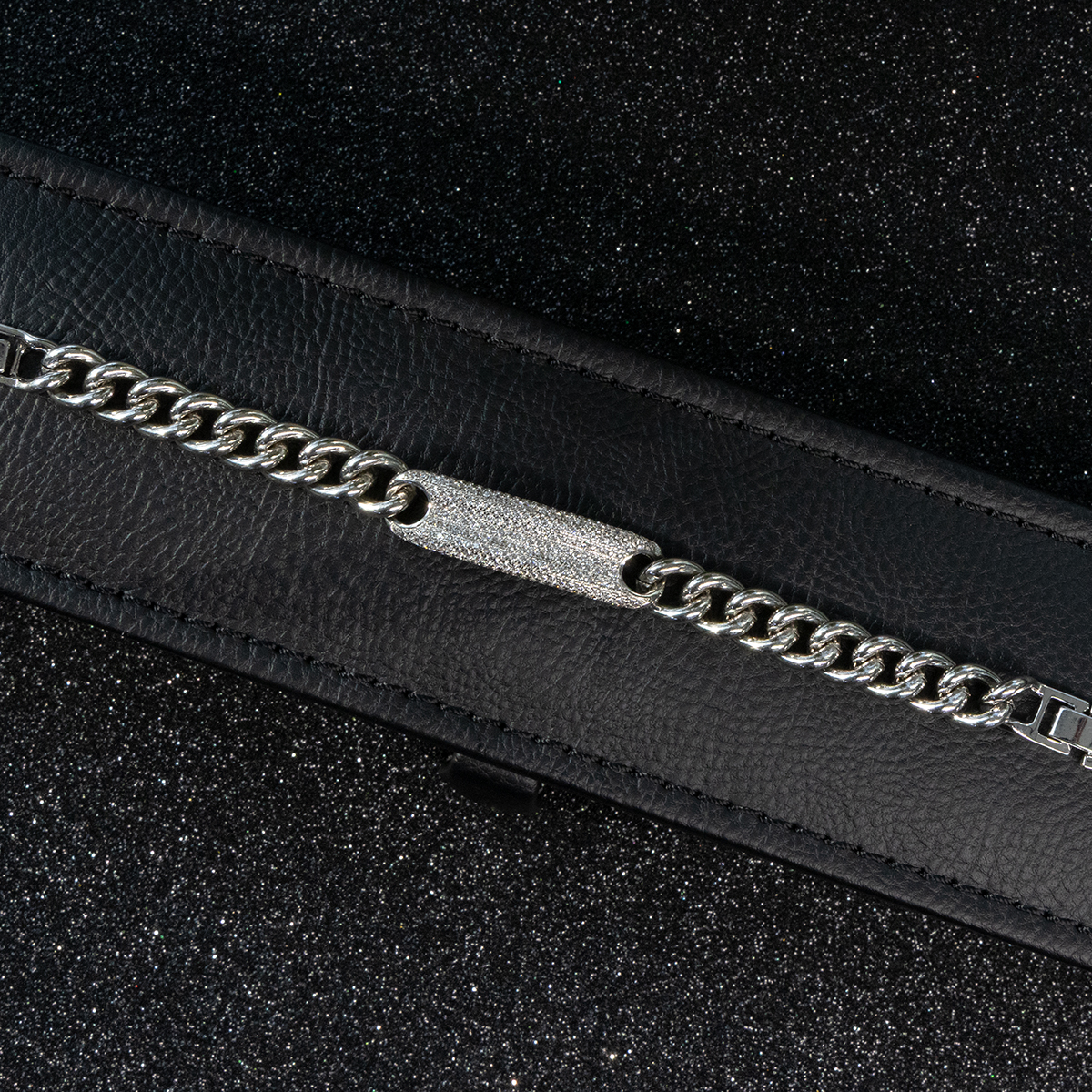 Alloy Gold Plated ID Chain Bracelet - Image 4