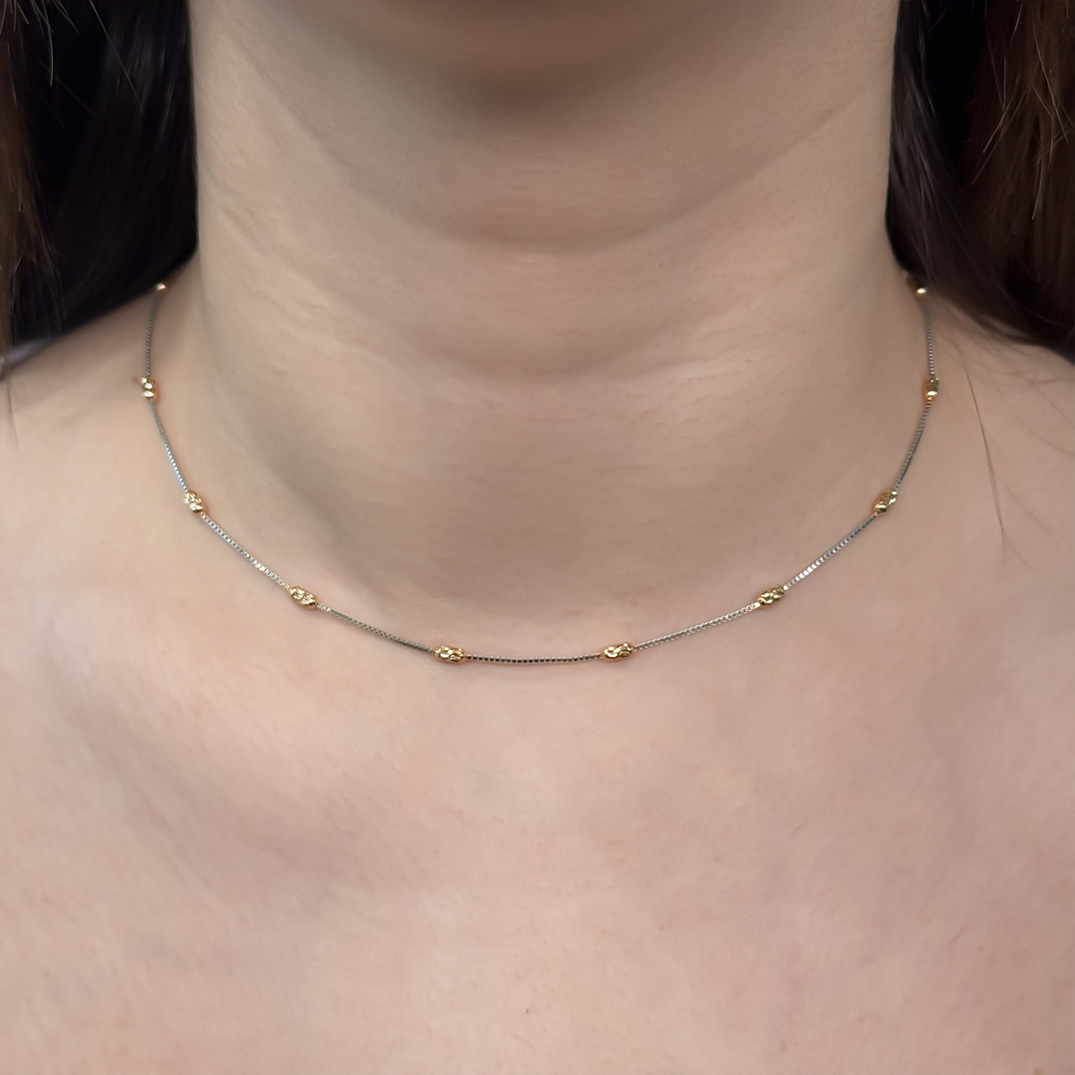 women’s 925 silver station necklace - Image 4