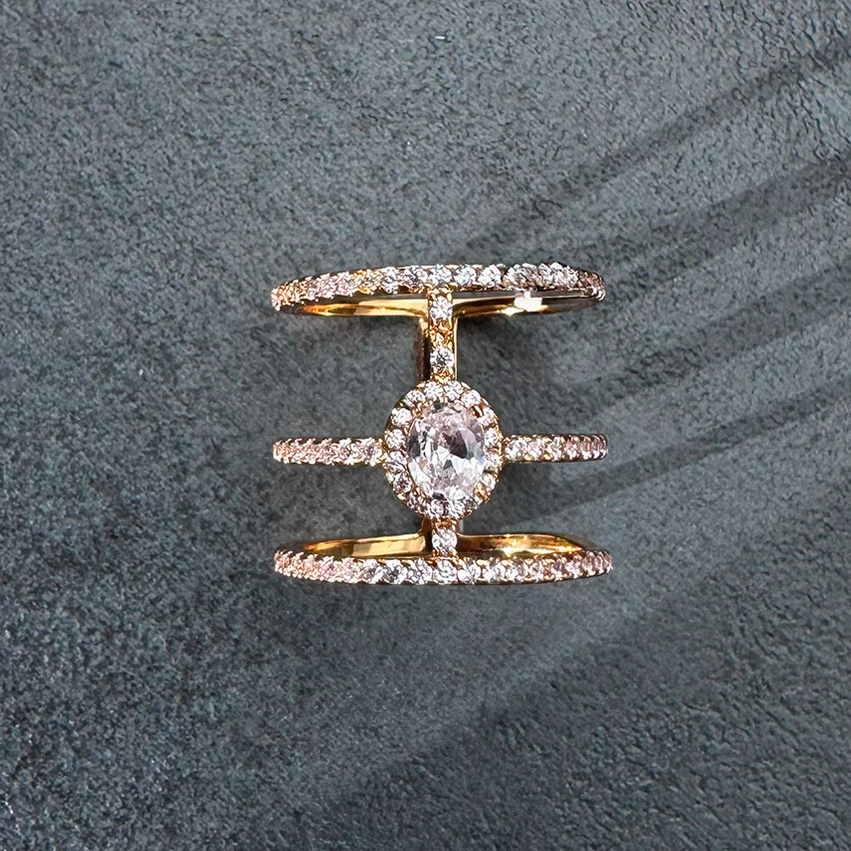 Alloy Gold Plated ring - Image 2