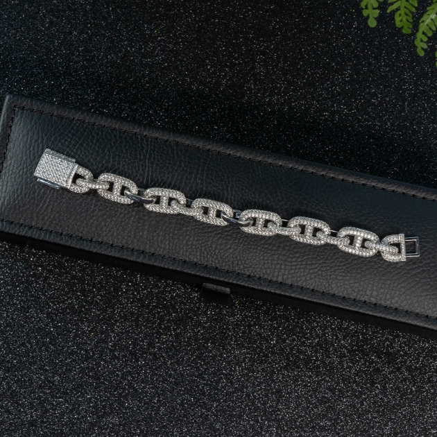 Alloy Gold Plated Link Bracelet
