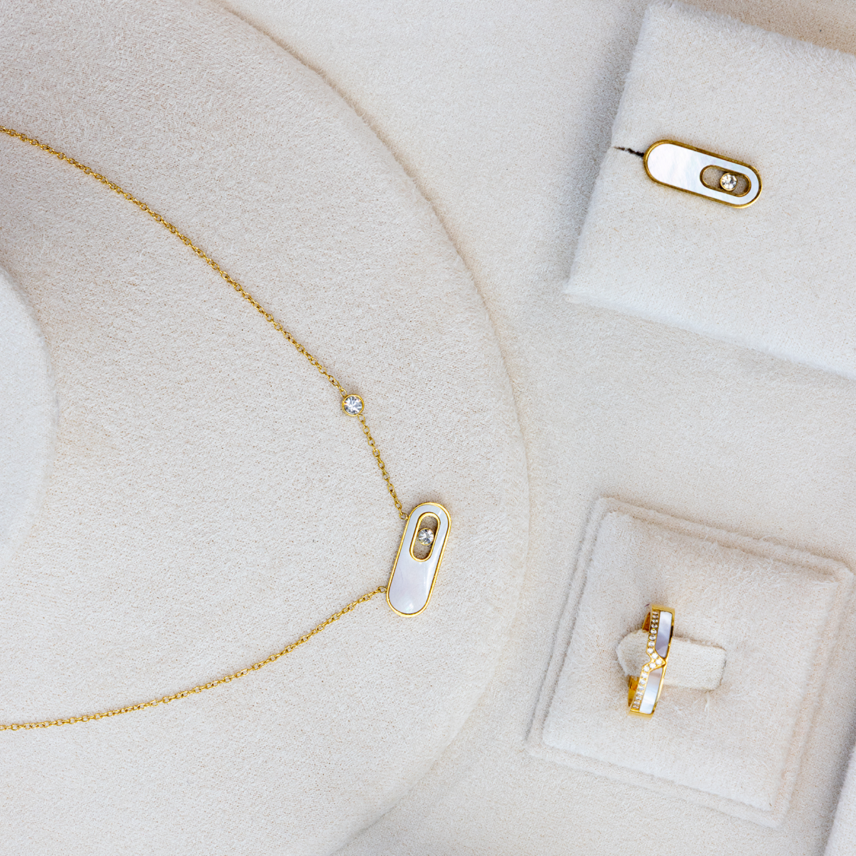Women’s Stainless Steel Diamondlite set - Image 2