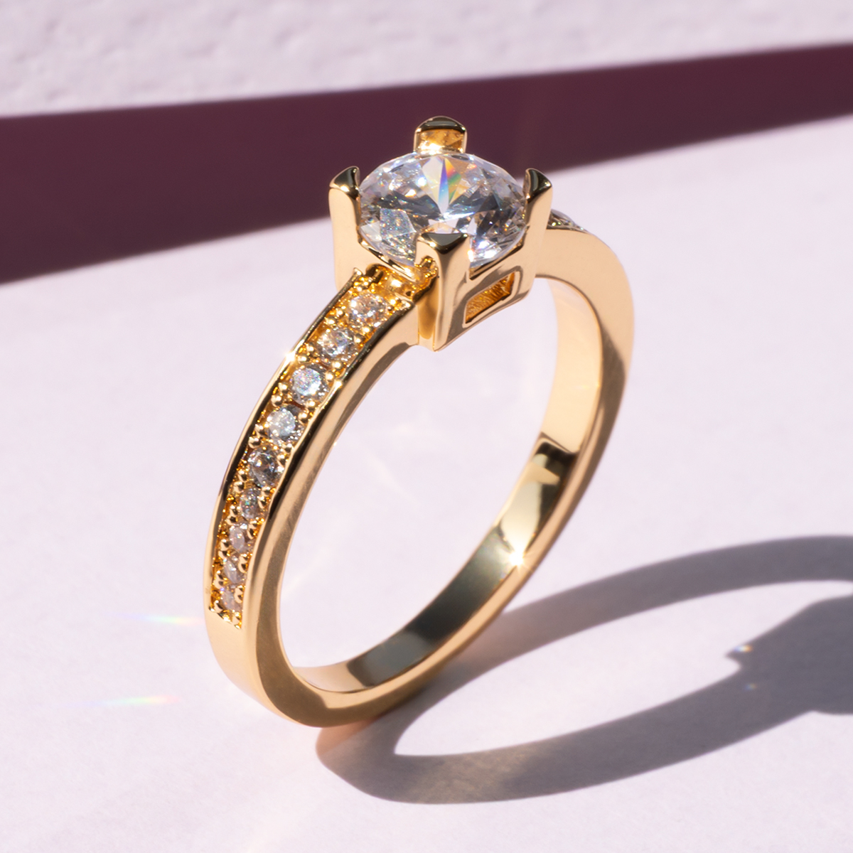 Alloy Gold Plated ring - Image 2