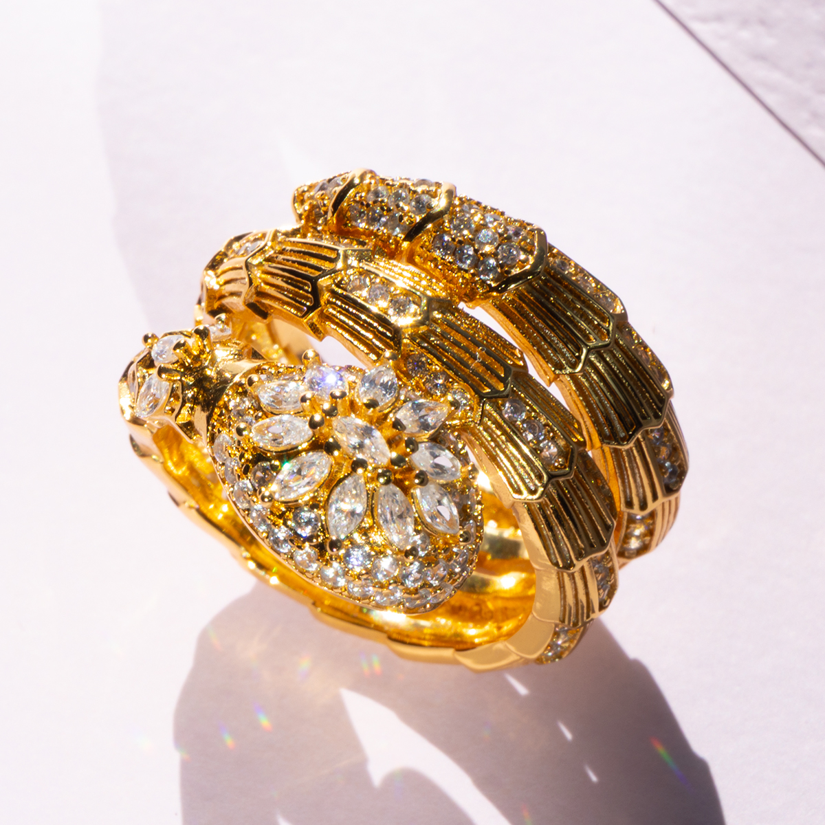 Alloy Gold Plated ring - Image 2