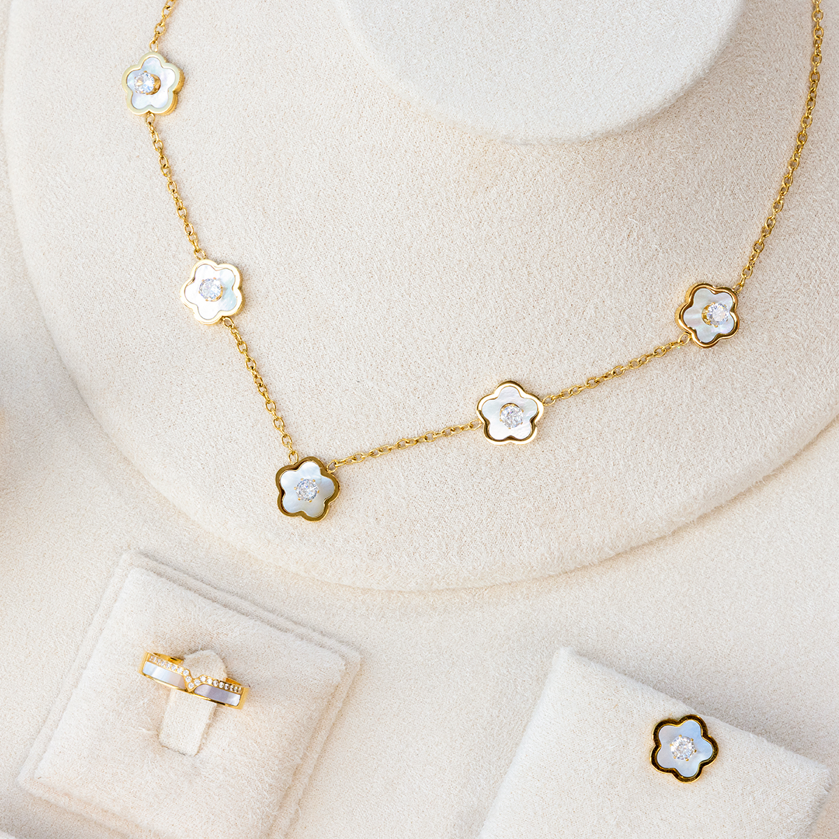 Women’s Stainless Steel Diamondlite set - Image 2