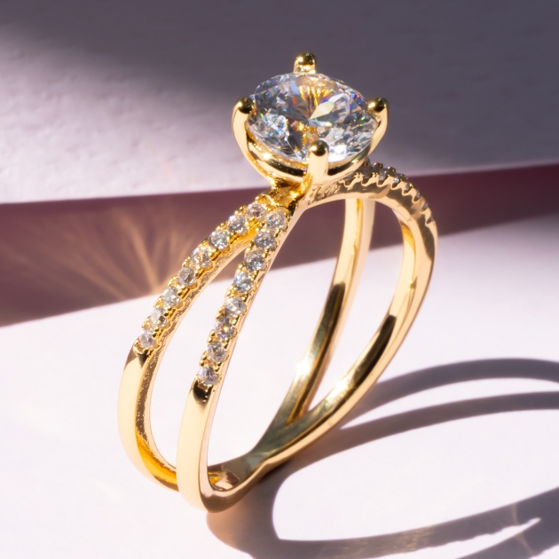Alloy Gold Plated ring