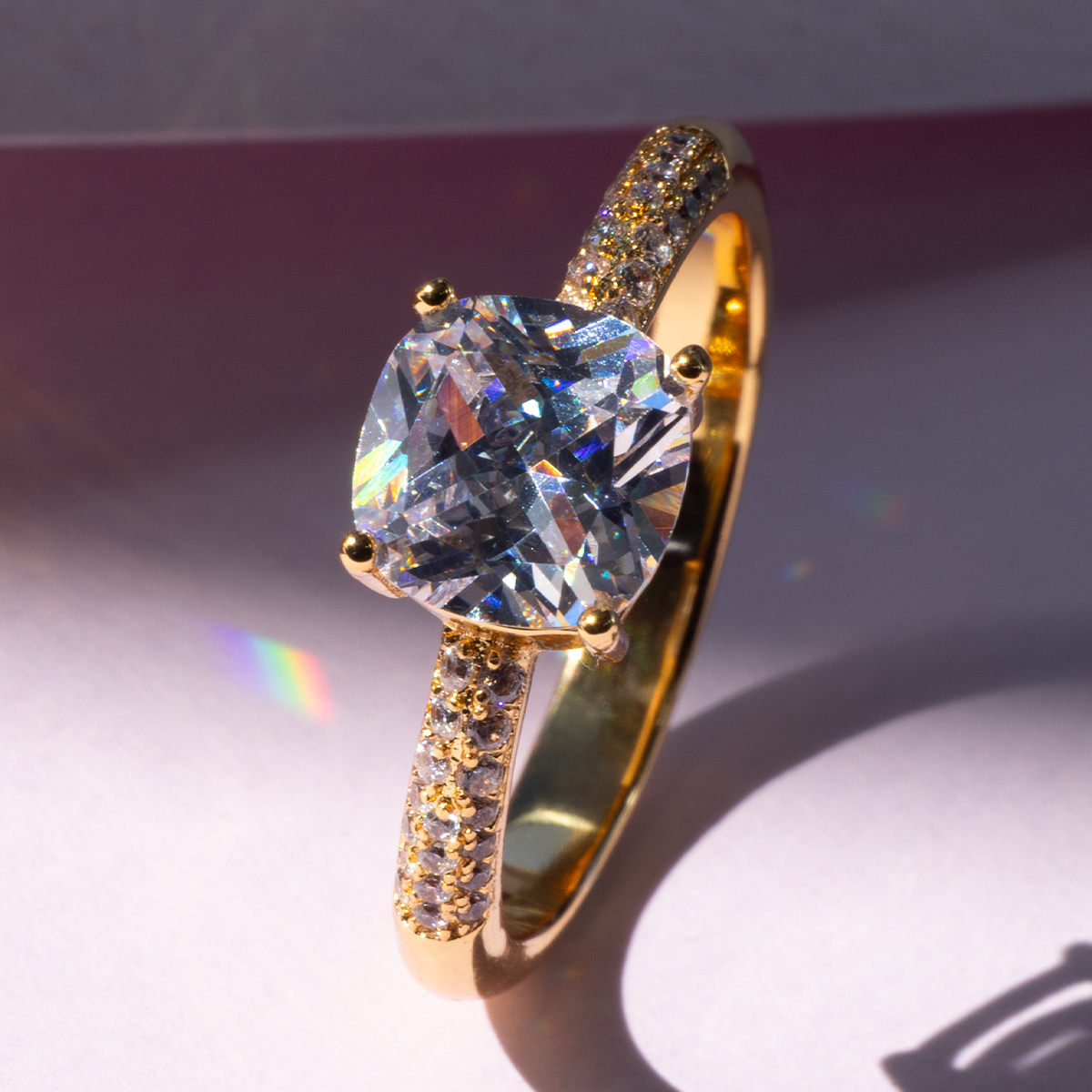 Alloy Gold Plated ring - Image 2