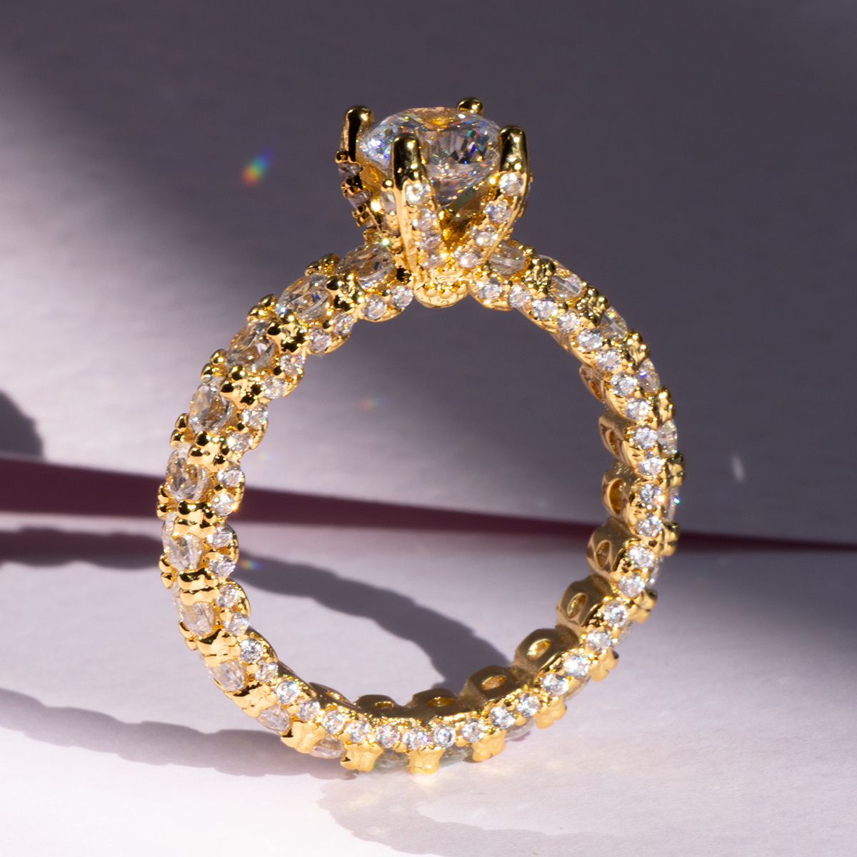 Alloy Gold Plated ring - Image 2