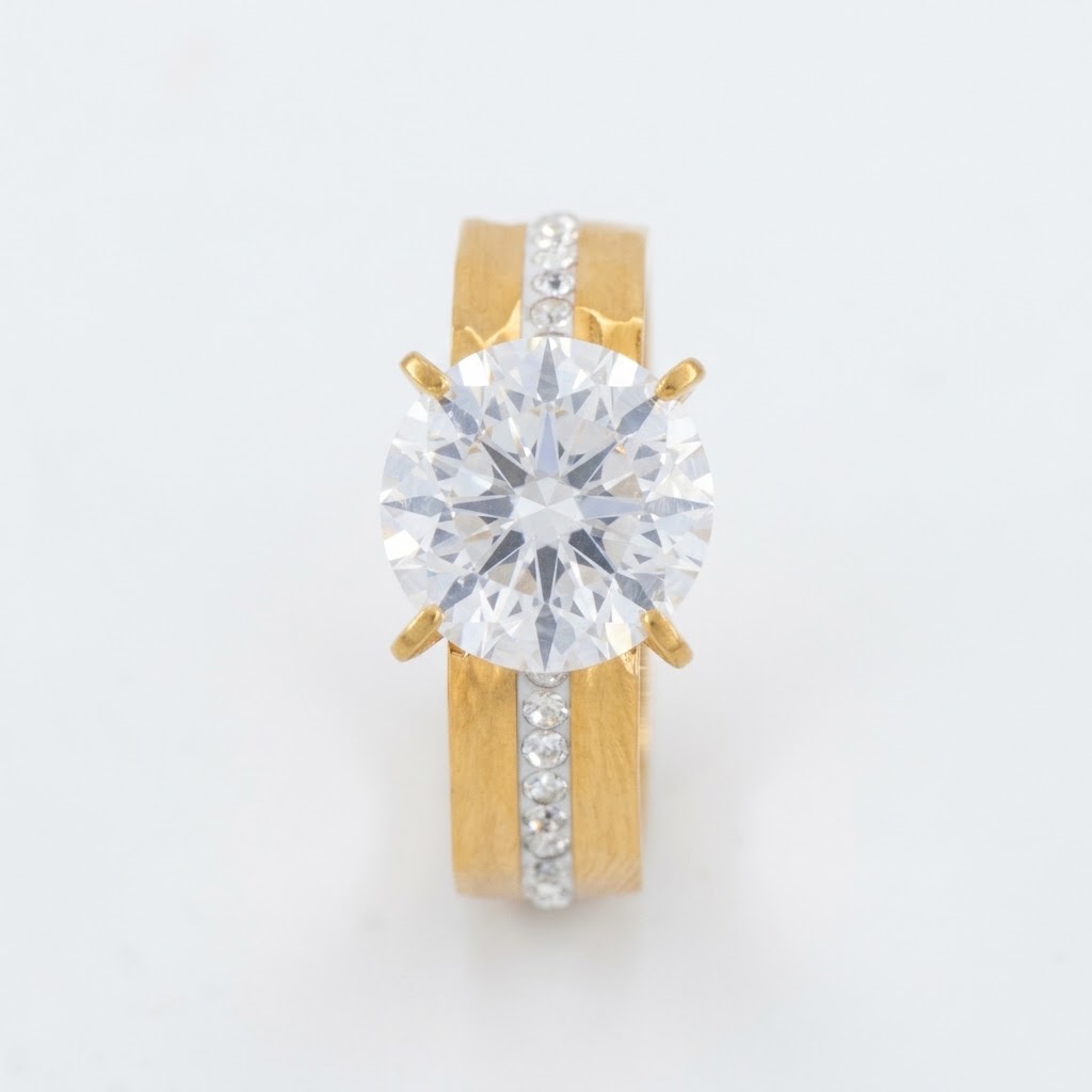 316L Stainless Steel Diamondlite Solitaire Ring - Image 2