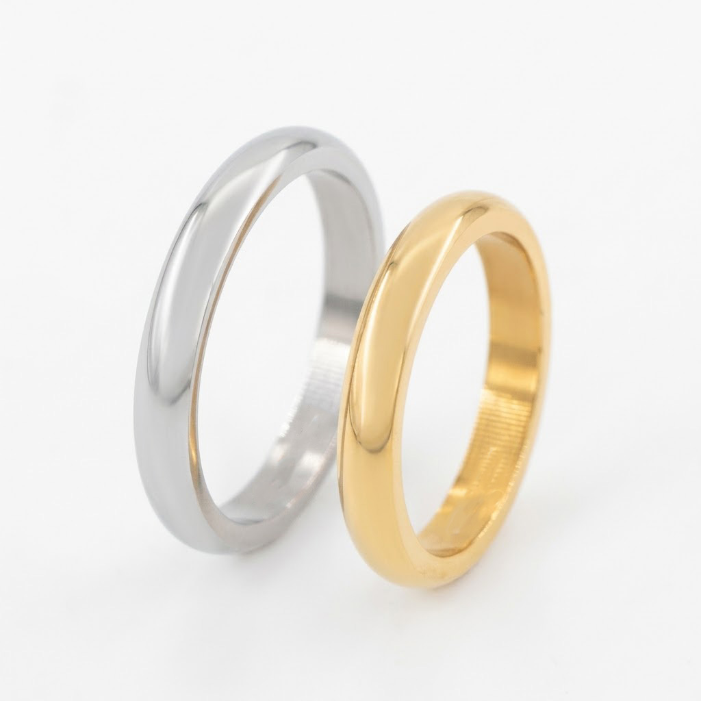 316L Stainless Steel Classic Band Ring