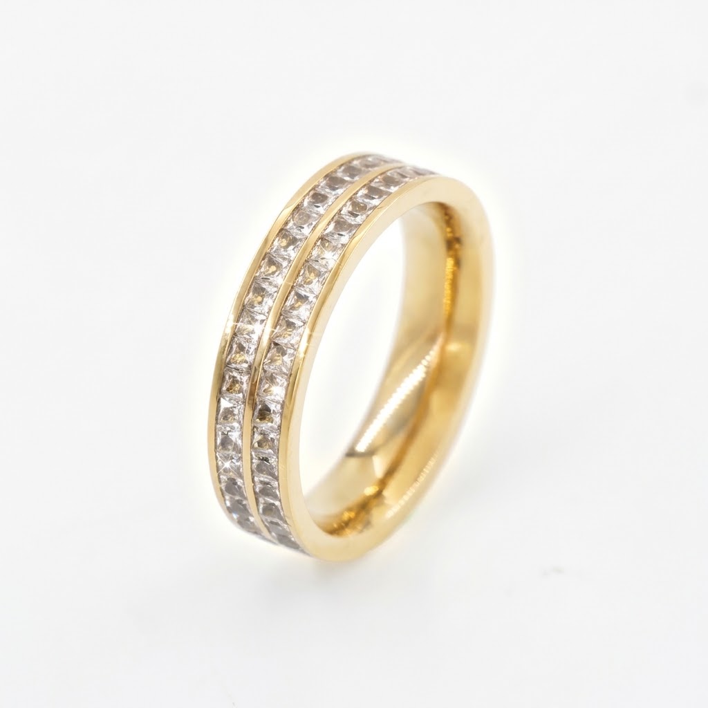 Double Row Channel Diamondlite Band Ring - Image 3